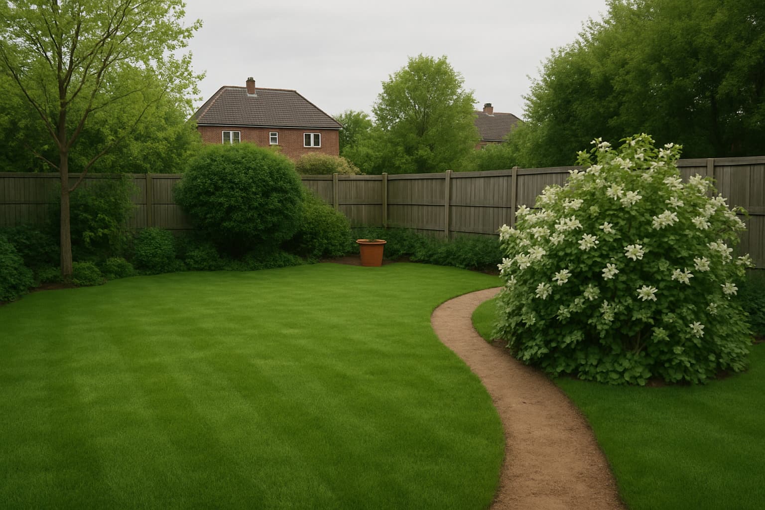 Gartenpflege - Projektende